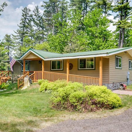 Waterfront Eagle River Home With Dock And Fire Pit! Exterior photo