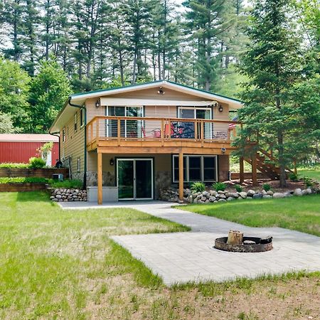 Waterfront Eagle River Home With Dock And Fire Pit! Exterior photo